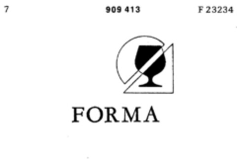 FORMA Logo (DPMA, 02/12/1972)