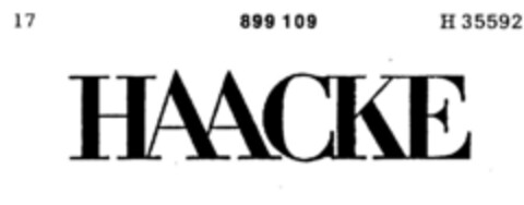 HAACKE Logo (DPMA, 05.06.1971)