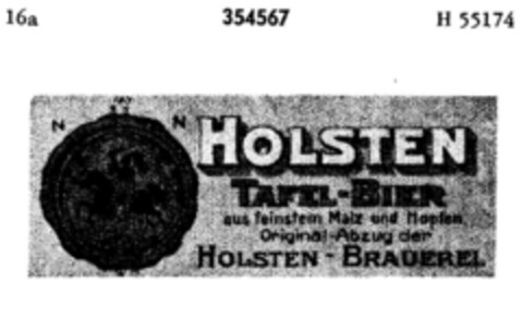 HOLSTEN TAFEL-BIER Logo (DPMA, 06.03.1926)