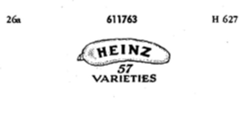 HEINZ 57 VARIETIES Logo (DPMA, 18.02.1950)