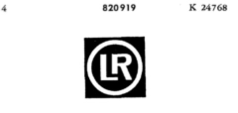 LR Logo (DPMA, 14.08.1965)