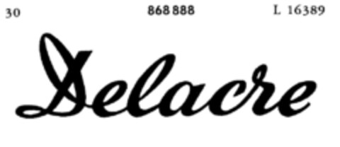 Delacre Logo (DPMA, 07.06.1969)