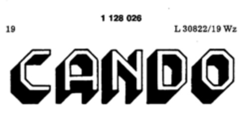 CANDO Logo (DPMA, 20.02.1988)