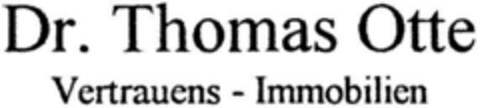 Dr. Thomas Otte Vertrauens-Immobilien Logo (DPMA, 22.07.1993)