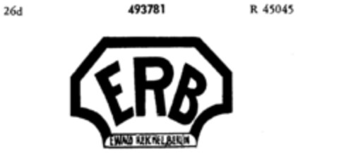 ERB EWALD REICHEL, BERLIN Logo (DPMA, 30.06.1936)