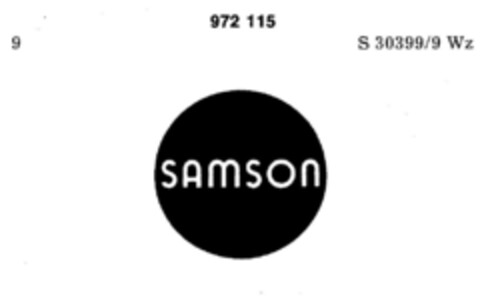 SAMSON Logo (DPMA, 30.10.1976)