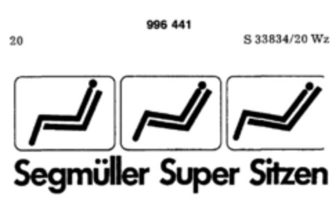 Segmüller Super Sitzen Logo (DPMA, 03.08.1979)