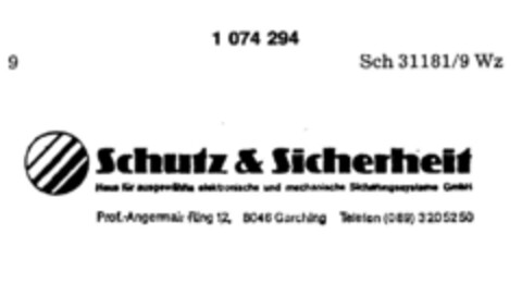 Schutz&Sicherheit Logo (DPMA, 14.07.1984)