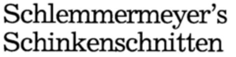 Schlemmermeyer's Schinkenschnitten Logo (DPMA, 03/19/1994)