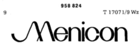 Menicon Logo (DPMA, 19.12.1975)