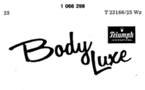 Body Luxe Triumph Logo (DPMA, 28.01.1984)