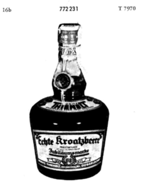 THIENELT Echte Kroatzbeere Logo (DPMA, 01/03/1962)