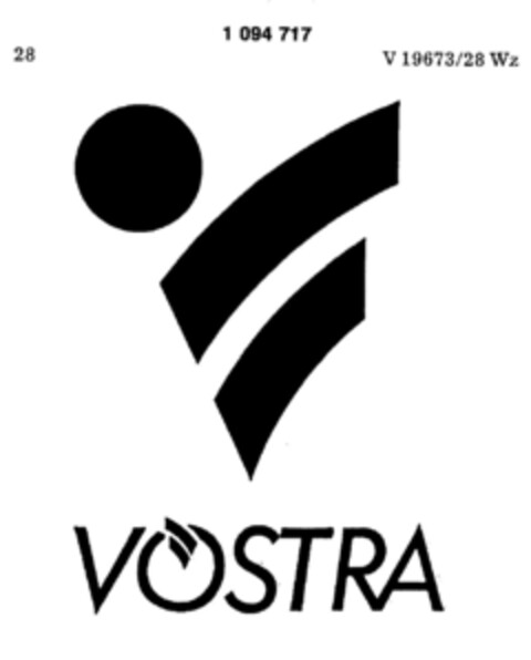 VÖSTRA Logo (DPMA, 01/11/1986)