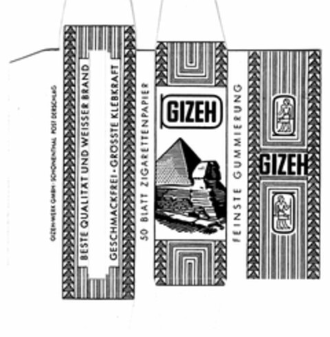 GIZEH Logo (DPMA, 06/18/1954)