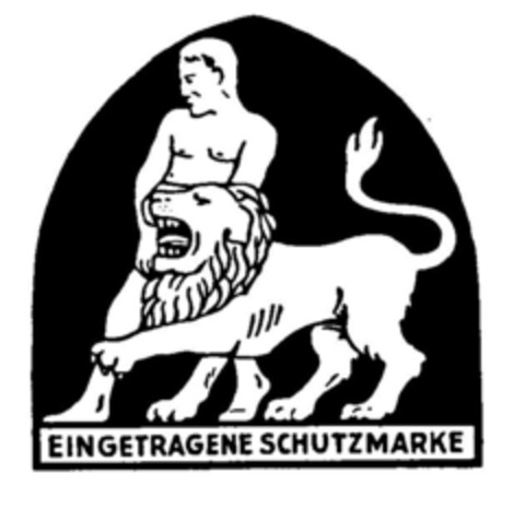 EINGETRAGENE SCHUTZMARKE Logo (DPMA, 30.10.1912)