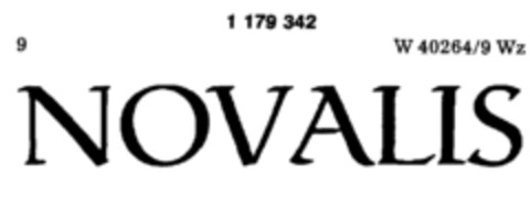 NOVALIS Logo (DPMA, 03/30/1990)