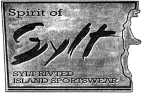 Spirit of Sylt SYLT REVTED ISLAND SPORTSWEAR Logo (DPMA, 05/27/1994)