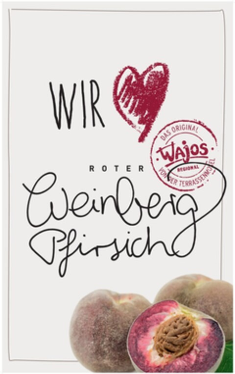 WIR ROTER Weinberg Pfirsich Logo (DPMA, 12/22/2015)