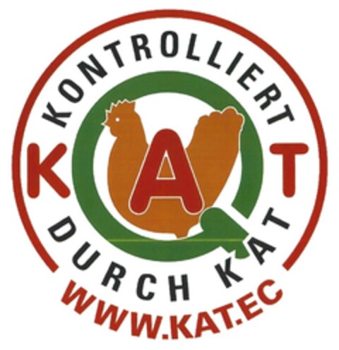 KONTROLLIERT DURCH KAT KAT WWW.KAT.EC Logo (DPMA, 13.03.2017)