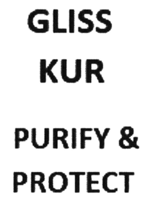 GLISS KUR PURIFY & PROTECT Logo (DPMA, 01.02.2018)