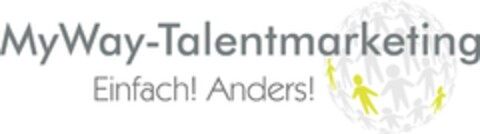 MyWay-Talentmarketing Einfach! Anders! Logo (DPMA, 19.06.2019)