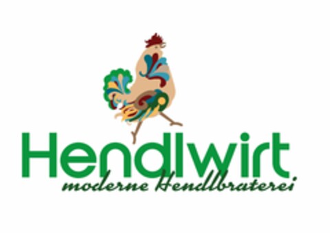 Hendlwirt moderne Hendlbraterei Logo (DPMA, 19.04.2023)