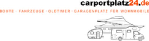 carportplatz24.de BOOTE · FAHRZEUGE · OLDTIMER · GARAGENPLATZ FÜR WOHNMOBILE Logo (DPMA, 09/13/2023)