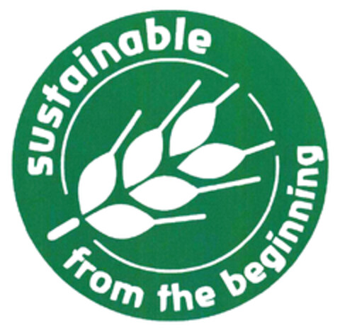 sustainable from the beginning Logo (DPMA, 11/18/2024)