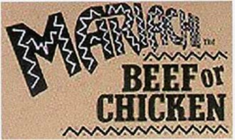 MARIACHI BEEF OR CHICKEN Logo (DPMA, 24.05.2002)