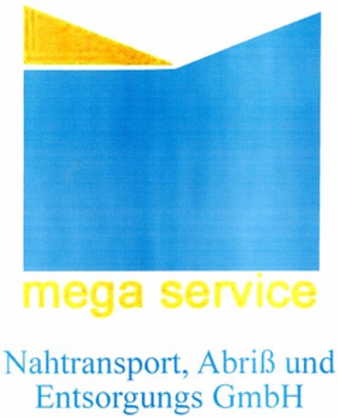 mega service Nahtransport, Abriß und Entsorgungs GmbH Logo (DPMA, 10/27/2003)