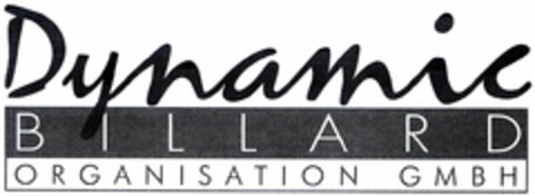 Dynamic BILLARD ORGANISATION GMBH Logo (DPMA, 08/02/2004)