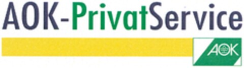 AOK-PrivatService Logo (DPMA, 31.01.2007)