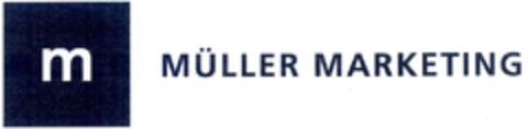 m MÜLLER MARKETING Logo (DPMA, 02.04.2007)