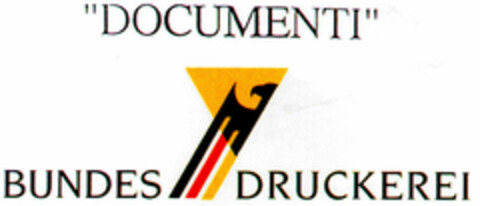 "DOCUMENTI" BUNDES DRUCKEREI Logo (DPMA, 28.02.1996)