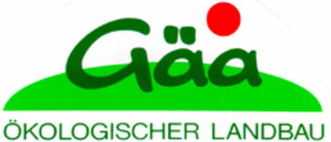 Gäa ÖKOLOGISCHER LANDBAU Logo (DPMA, 16.09.1996)