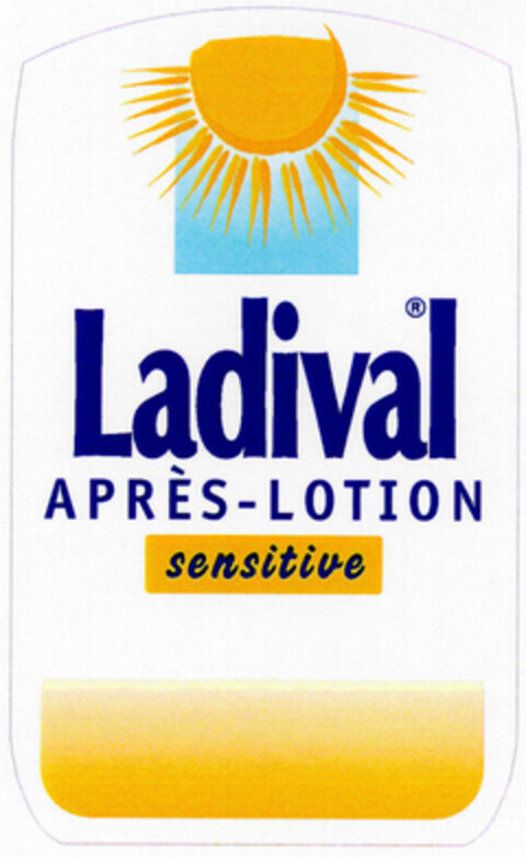 Ladival APRES-LOTION sensitive Logo (DPMA, 06.11.1998)