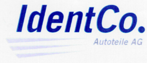 IdentCo. Autoteile AG Logo (DPMA, 05/07/1999)