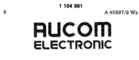 AUCOM ELECTRONIC Logo (DPMA, 14.02.1989)