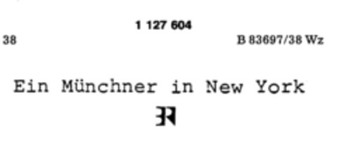 Ein Münchner in New York Logo (DPMA, 23.01.1988)