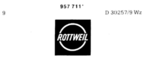 ROTTWEIL Logo (DPMA, 07.04.1976)