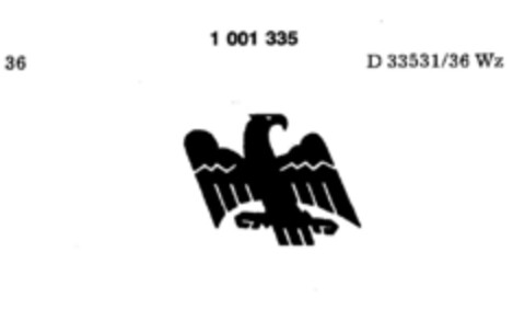 1001335 Logo (DPMA, 02.04.1979)