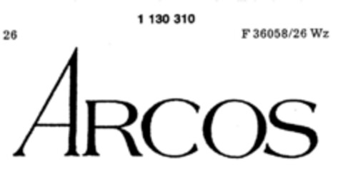 ARCOS Logo (DPMA, 01.02.1988)