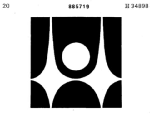 885719 Logo (DPMA, 31.10.1970)