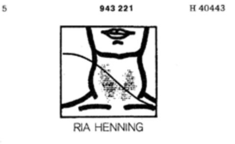 Ria Henning Logo (DPMA, 29.04.1975)