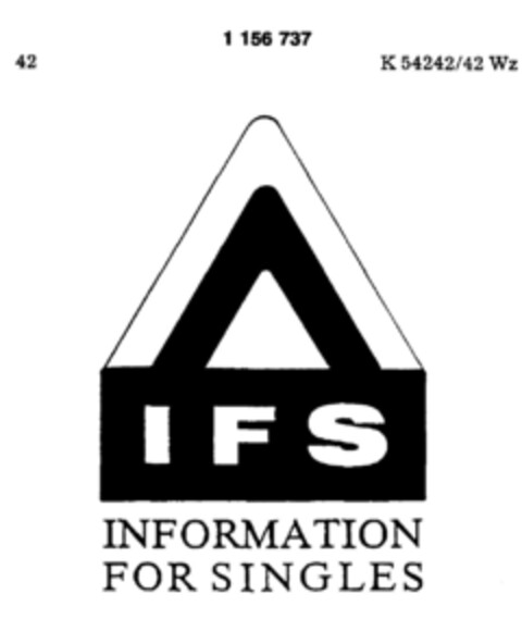 IFS INFORMATION FOR SINGLES Logo (DPMA, 04/07/1989)