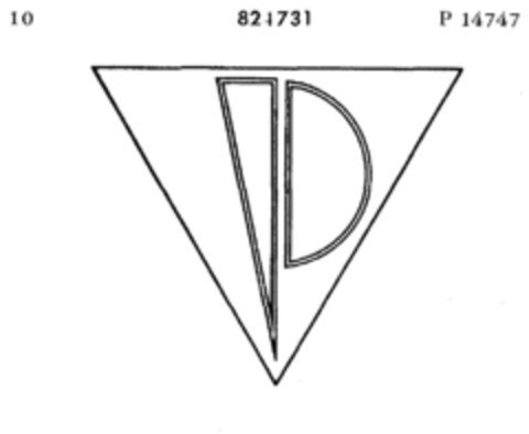 P Logo (DPMA, 04.08.1965)