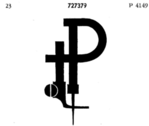 P Logo (DPMA, 23.02.1954)