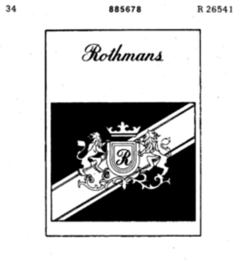 Rothmans Logo (DPMA, 03/04/1970)