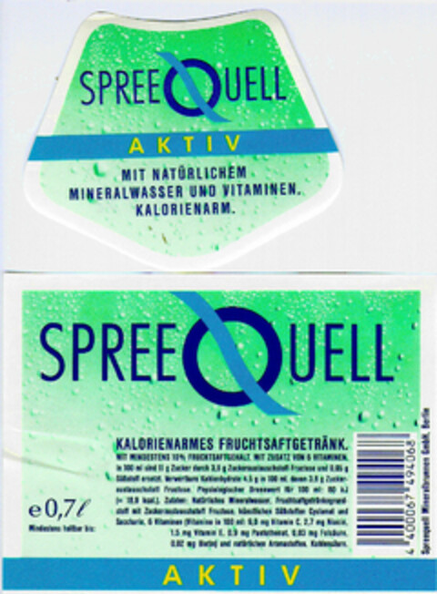 SPREEQUELL AKTIV Logo (DPMA, 23.11.1991)