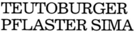 TEUTOBURGER PFLASTER SIMA Logo (DPMA, 05.08.1994)